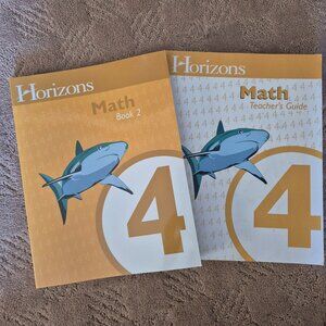 Horizons Grade 4 Math **Book 2** and Teacher Guide